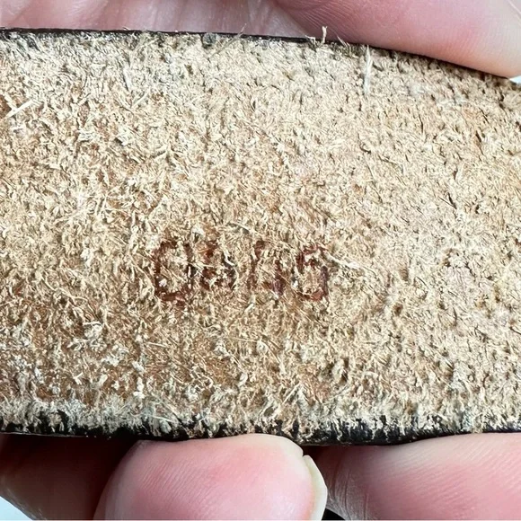 Vintage Tooled Cowhide Wolf Embossed Western Belt Men’s Size 42” - Picture 10 of 16